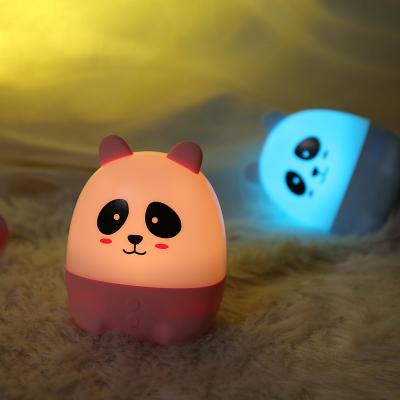 China Cute Farmhouse Silicone Night Light Aromatherapy Bedside Lamp Bear Color Light Kids Night Lamp for sale