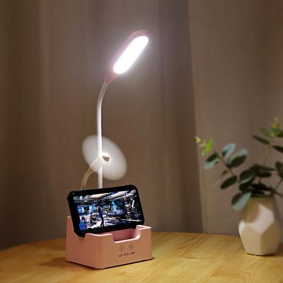 China Farm Learning Color-Changing Desk Lamp Table Lamp with Pen Base for sale