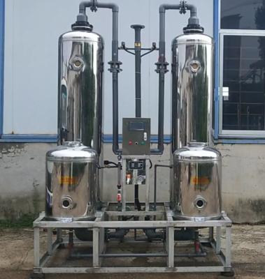 China FRP Automatic Heavy Duty Water Softener Stainless Steel Tank Dual Tank Efficiency for sale