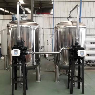 China Fully Automatic Water Softener Plant Manufacturers Stainless Steel Carbon Steel  Dual Tank Equipment for sale