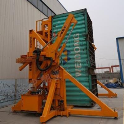 China Tonglida Heavy Duty 20 ft Container Flipper Equipment With 0-90 Degrees And 0-180 Degrees Flipping Angle for sale