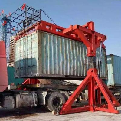 China Railway Mobile container flipper Single and Double Flip Angles 0-90° for sale