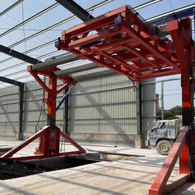 China Operate Smoothly Container Flipper Equipment Metal Flip Angle Container Specific Flipper for sale