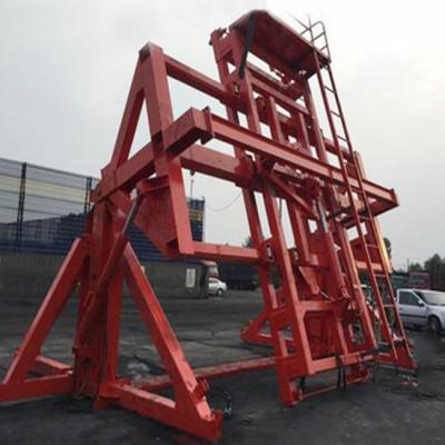 China Dual Lane 20foot Container Flipper with Flexible 0-90° and 0-180° Flip Angles for sale