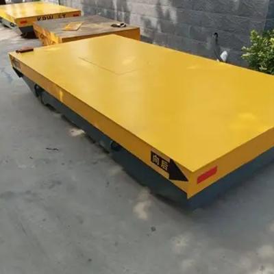 China Customizable Flatbed Electric Transfer Cart Q345 Steel For Flexible Movement And Versatility for sale