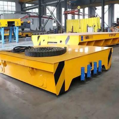 China Q345  Q235 304 Steel Electric Transfer Trolley For Dynamic Route Changes Material Transfer Cart for sale