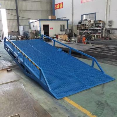 China 15 Ton Tonglida Anti Slip Mesh Dock Plate Ramp Com Estrutura Principal de Aço à venda