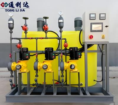 China Industrial Chemical Dosing System For Water Treatment Automatic Metering Pump Station for sale