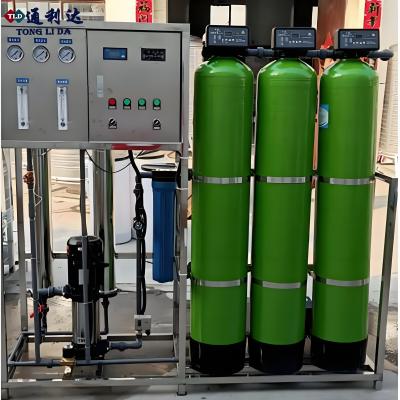 China 600-1000L/h Industriebrackes Wasser RO Wasserfilter für Fabriken 1,8 m*0,8 m*2 m zu verkaufen