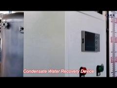 electric condensate steam condensate flash tank with dual pump system one active , one standby