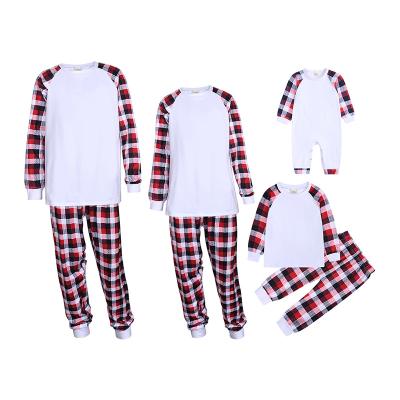 China Anti-Wrinkle Baby Mom Dad Babies Kids Clothing Sets Cotton Family Clothing Kids Pajamas Christmas Clothing Set for sale