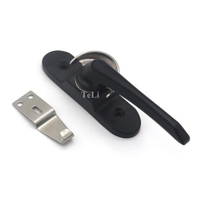 China Modern Aluminum Alloy and Plastic Crescent Lock for Window for sale