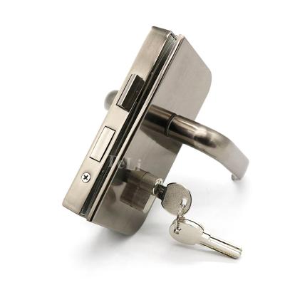 China Aluminum alloy/zinc alloy double open zinc alloy door lock for double glass door for sale