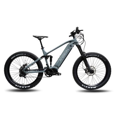 China Aluminum Alloy OEM 1000W Full Suspension Electric Mountain Bike/Ebike/Emtb for sale