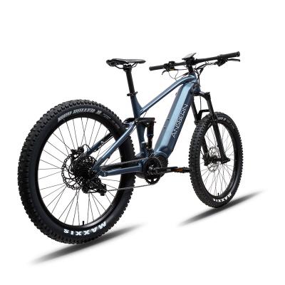 China Hot Sale Ansbern Electric Bike Aluminum Alloy Mid Drive Motor Mtb 27.5 Full Suspension Electric Bike E Bike for sale