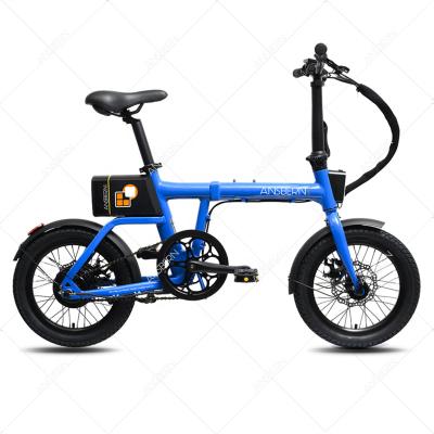 China Aluminum Alloy Ansbern New Product Seoul Mini Electric Folding Bike In Bicycle for sale