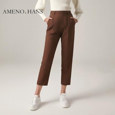 China Anti-wrinkle 2021 Latest Styles Women's Casual Loose Office Ladies Pencil Pants Sweatpants for sale