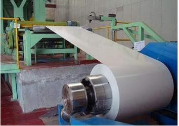 China 40 - 275 g/m2 Zinc Coating 700 -1250mm Width EN 10169 DX51D+Z Color Coated Steel Coil for sale