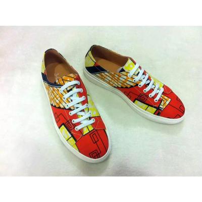 China PU Ankara Shoes Wax Shoes Newest Design Shoes for sale