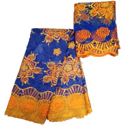 China Bazin riche lace sustainable african wedding women for sale