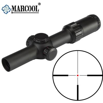 China Aluminum alloy riflescope made in china marcool 1-6x24 rifle seats for soft air ar15 military gun for sale