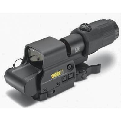 China 3X Magnifier Holographic Hybrid Sight with QD Tower Side Mount in Black HY9054 for sale