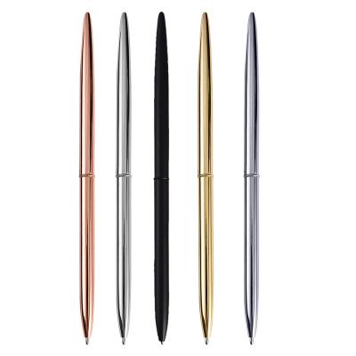 China office & Office Pen Signature Pen School Pen Metal Ballpoint Pen Hotel Bank Electroplating Color Printing Logo for sale