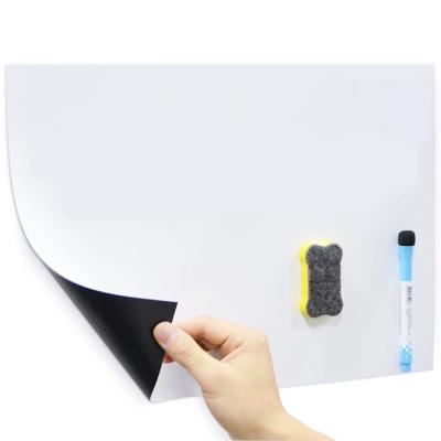 China Simple Innovative Rewritable Magnetic Soft Whiteboard Sticker Function Rubber Magnetic Note Stickers for sale