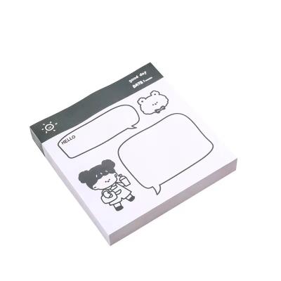 China Simple Daily Girly Notebooks Heart Gift Message Tag Paper Note for sale