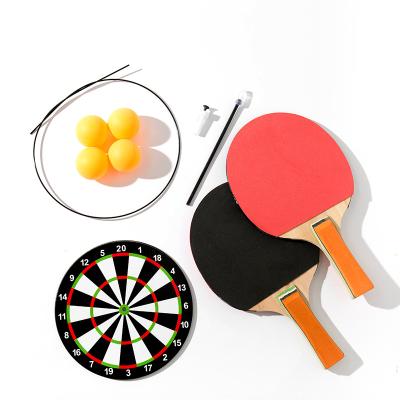 China Taining Elastic Telescopic Bar Soft Axle Table Tennis Racket Wholesale Ping Pong Training Equipment For Child for sale