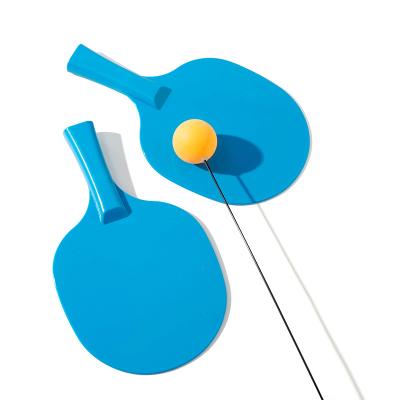 China Taining family elastic suction type self-forming soft axis children single practice table tennis device for sale