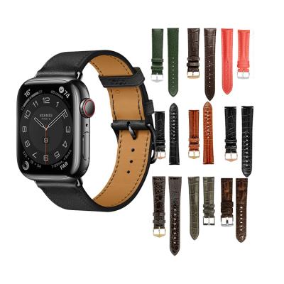 China Custom Men's Fanshion French Business Hours Apple 24 Wr Link Magnetic Buckle Stingray Genuine Leather Strap Watch For Men for sale