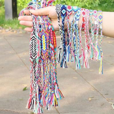 China FASHIONABLE High Quality Nepal Bracelets Fashion Bracelets Accessories Bohemian Handmade String Braided Rope Bracelets for sale