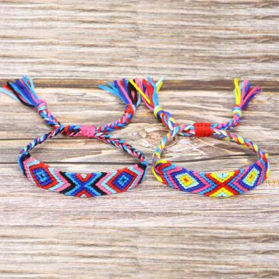 China FASHIONABLE Custom Braided Bracelets Women Handmade Braided Rope Bracelets China Supplier for sale