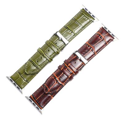 China China Factory Wholesale High Quality Handmade Leather Watchbands Watch Bands Waist Color Color Watch Belts Water Resistant for sale