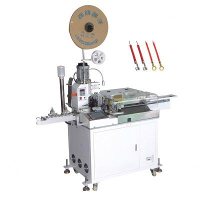 China Crimping and tinning factory made fully automatic cable wire cutting stripping twisting crimping soldering wire tinning machine for sale