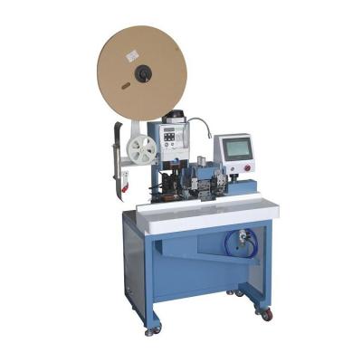 China Continuous Terminal Automatic electric sheathed cable wire multi core plastic skin stripping peeling terminal continuous crimping machine for sale