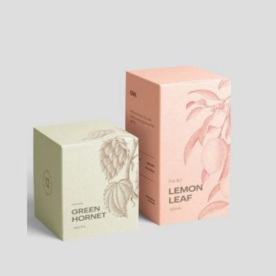 Chine Boîte de détail avec logo d'impression Produits de beauté de luxe Cosmétiques Aromathérapie Diffuseur d'huile essentielle Papeterie d'emballage à vendre