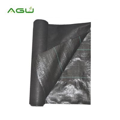 China Water management / turf control / seedling protection / surface layer to protect agriculture greenhouse 5 oz needle punched weed mat fabric pp woven ground cover for garden for sale