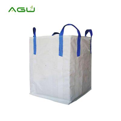 China Recyclable FIBC Bulk Bags 1000 Kg PP Big Bags Four Loop Bags PP Woven Bags for sale