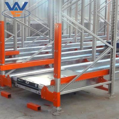 China Commercial Durable Corrosion Protection High Density Warehouse Pallet Car Radio Shuttle Rack for sale