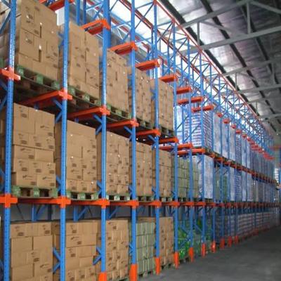 China Heavy Duty Corrosion Protection Equipment Logistics Store Warehouse Storage Drive In Rack System for sale