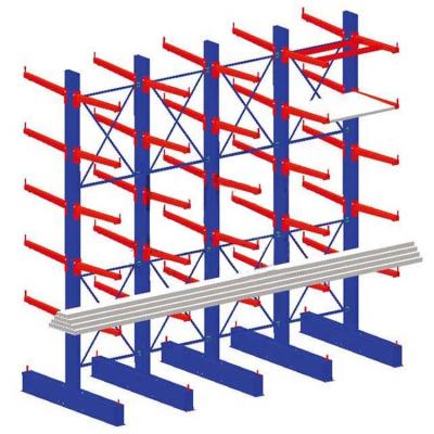 China Nanjing Victory Warehouse Heavy Duty Steel Pipe Rack Cantilever Rack Heavy Duty Warehouse Cantilever Arm Corrosion Protection Racks for sale