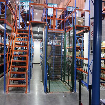 China Corrosion Protection Steel Structure Mezzanine Floor, Warehouse Storage Shelf Mezzanine Floor Steel Platform Rack for sale