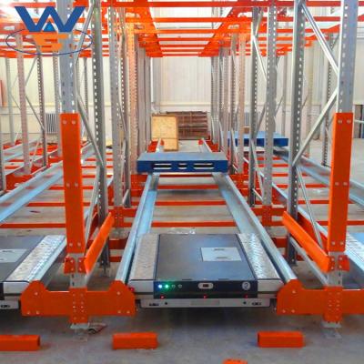 China Corrosion Protection Warehouse Auto Radio Racking Shuttle Pallet Rack Shuttle Racking System for sale