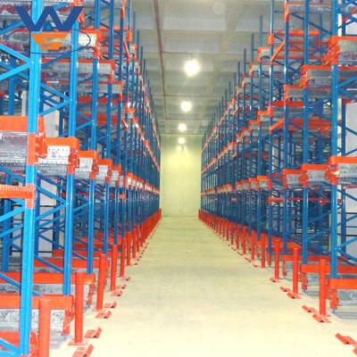 China Corrosion Protection Hot Sale Warehouse Shuttle Pallet Rack Commercial Adjustable Radio Racking System for sale