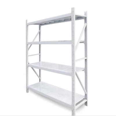 China Corrosion Protection Medium Duty Shelving With Powder Coated Finish Warehouse Storage Metal Rack Shelf for sale