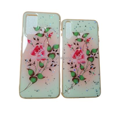 China 2022 Fashion Shockproof High Quality Transparent Glitter Protective Back Cover For VIVO IQOO NEO- 6 X note 5G for sale