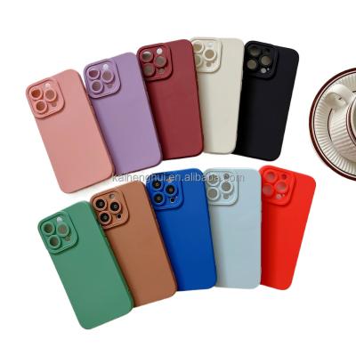 China 2022 1.5mm square camera lens shockproof silicone matte protect shockproof case for max pro iphone13 for sale