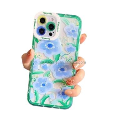 China 2022 Colorful custom flower oil painting pattern shockproof UV printed women phone case for Sam A20/A30 A50/A50S/A30S S21FE S20FE for sale